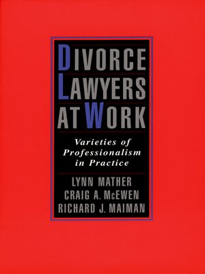 cover image of Divorce Lawyers at Work
